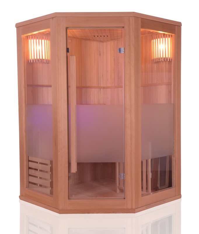 Sauna traditionnel ZEN PLUS - 2 places angulaire