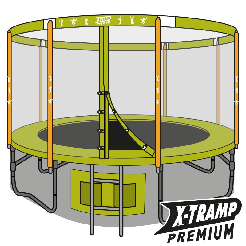 Trampoline X-Tramp Premium 12ft (366cm)