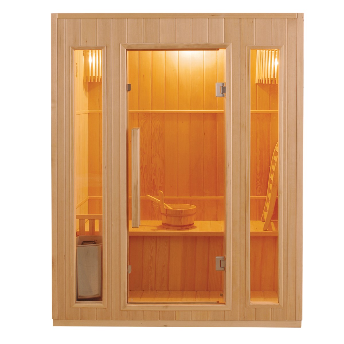 Sauna Vapeur ZEN - 3 places Pack complet 4,5kW