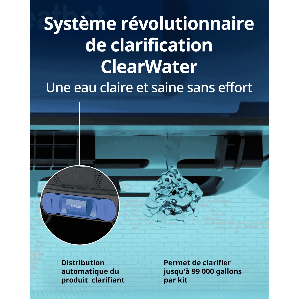 Robot pour piscine Beatbot iSkim Ultra