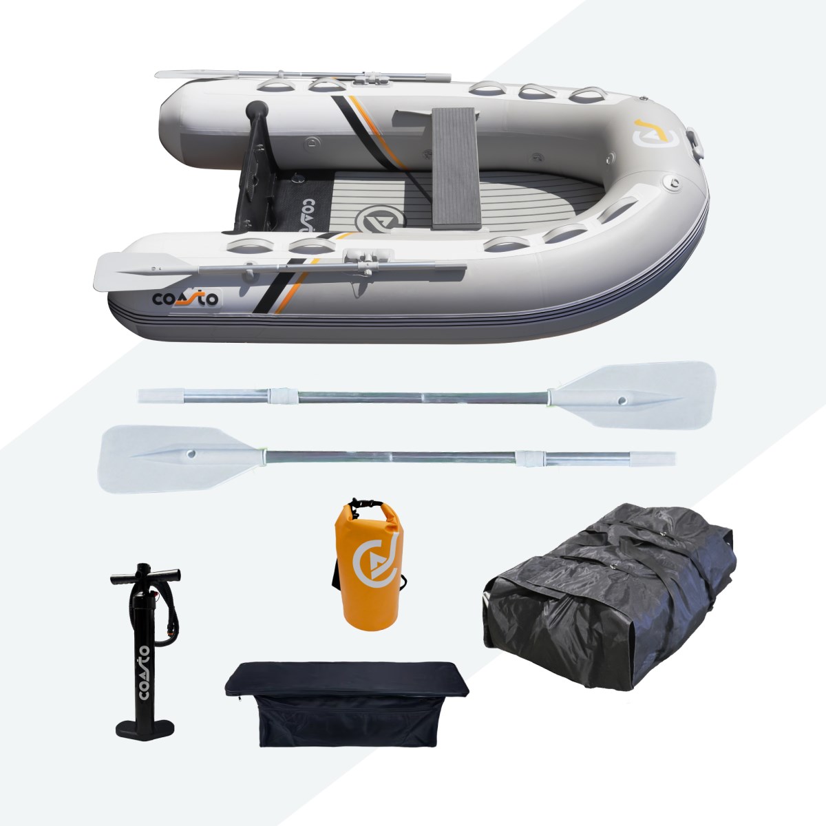 Aufblasbares Beiboot Coasto 2.48m - Premium Light Grey