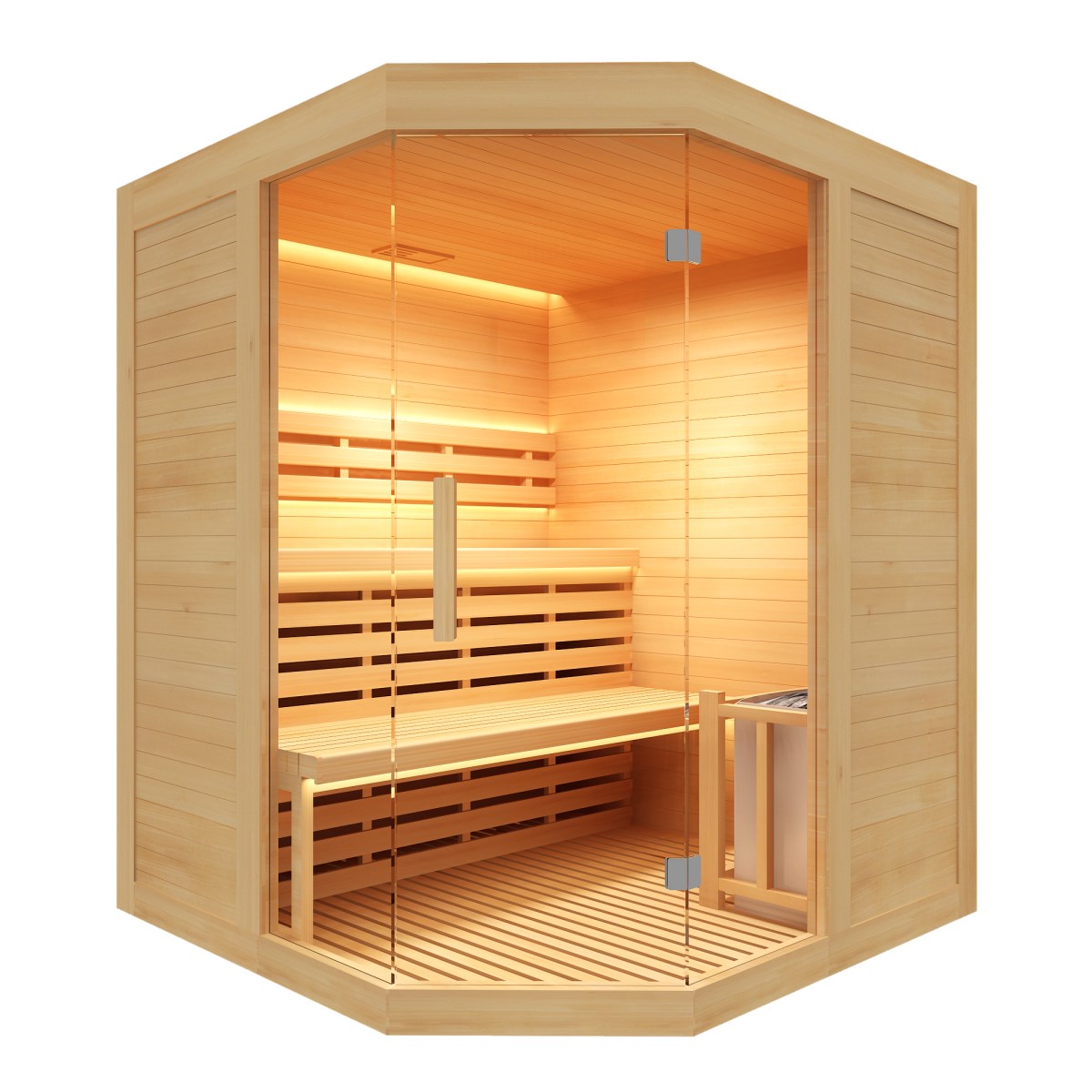 Sauna traditionnel Sense Angulaire 3 places