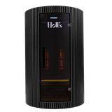 MOON Sauna de infrarrojos 2 plazas color negro