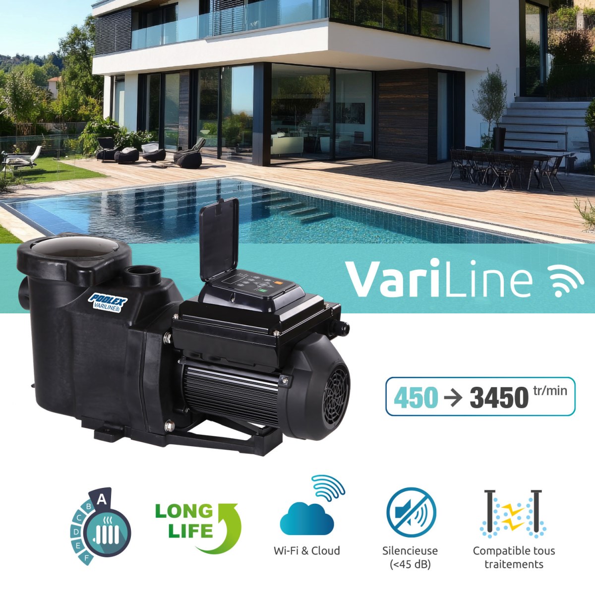 Poolex Variline variable flow filtration pump WiFI
