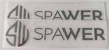 SPAWER-Aufkleber