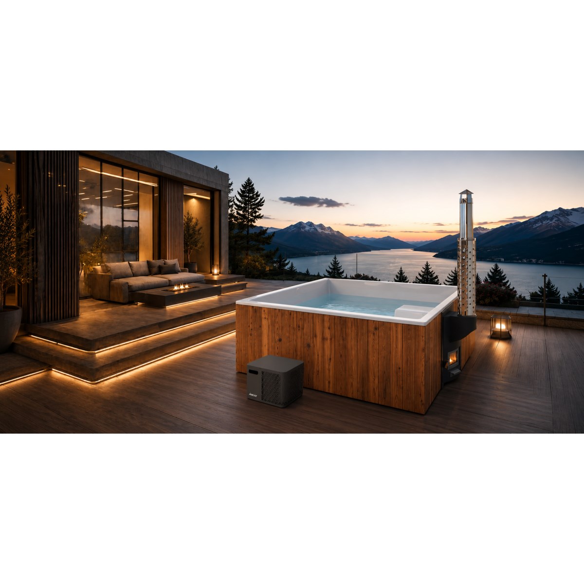 Bains nordiques HILDA 4 places