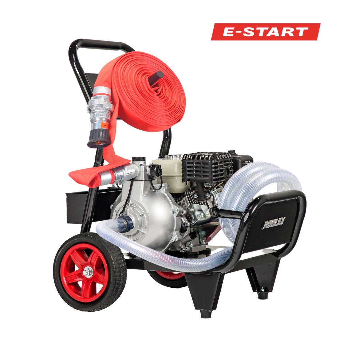 Pool Sam - Motorradpumpe zur Verteidigung Start Waldbrand Modell E-Start mit Elektrostarter