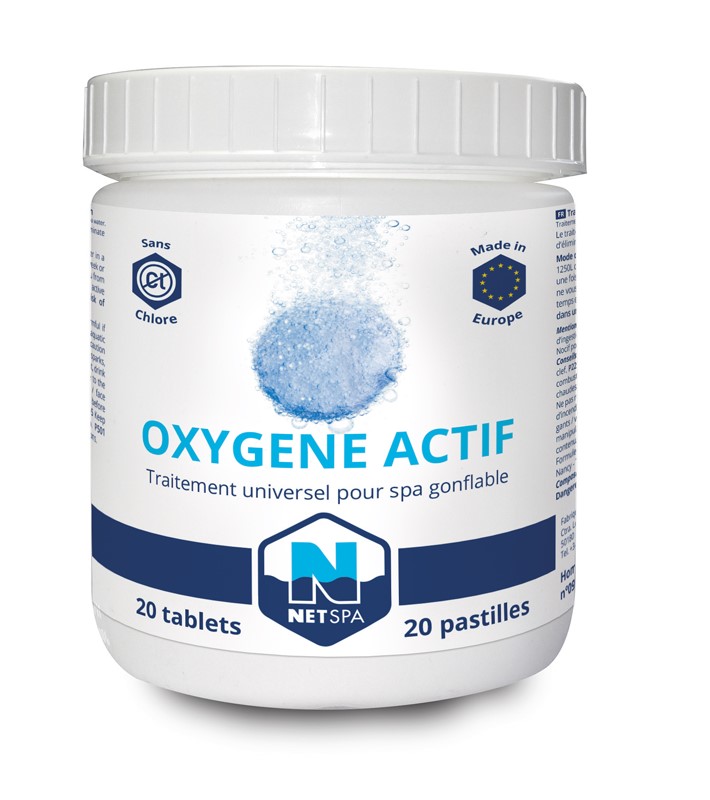 NetSpa Tratamiento Oxígeno Activo - 20 comprimidos de 20 g