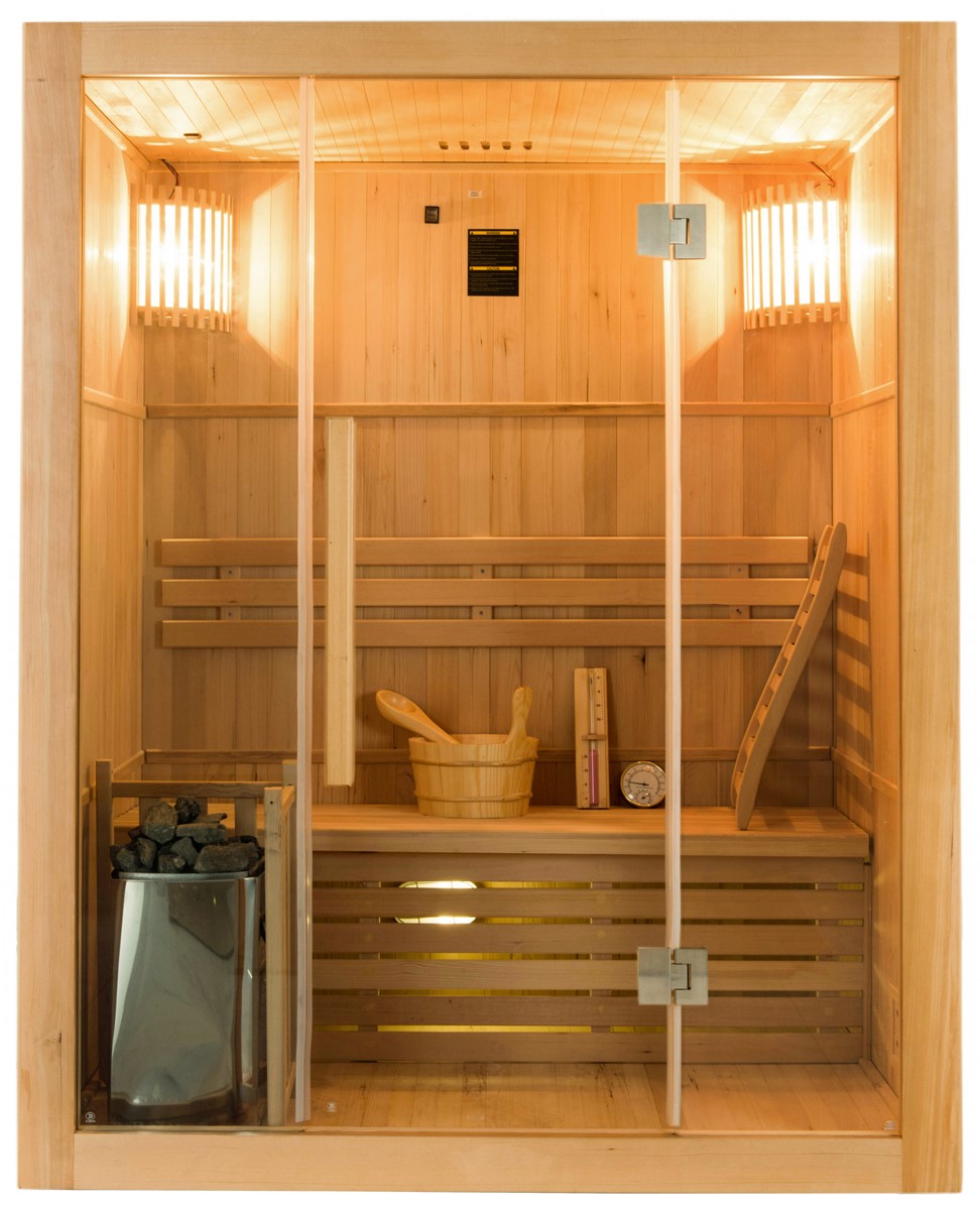 Traditionelle Sauna Sense 3 Plätze
