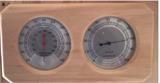 Thermomètre hygromètre cadre bois Sauna Extérieur