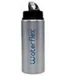 Waterflex 0.6L zilveren fles