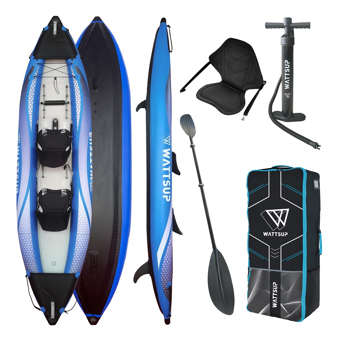 WattSUP COD - Kayak gonflable 2 places - Decathlon